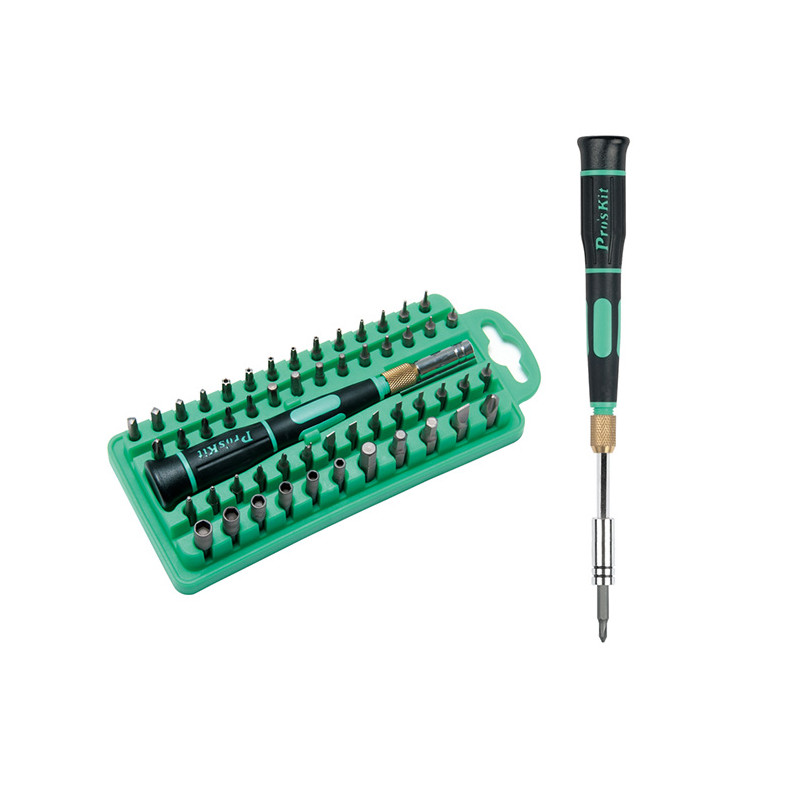 set surubelnita si varfuri  58 piese  pro'skit