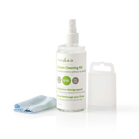 kit pentru curatare ecrane 150 ml fluid nedis