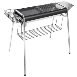 gratar de gradina pe lemne  din inox