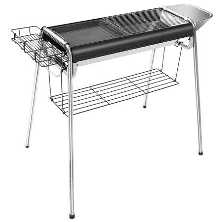 gratar de gradina pe lemne  din inox