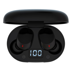 casti bluetooth tws in ear - negru