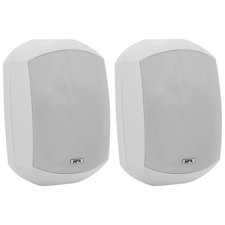 set boxe linie 100w 100v 5/10/20/30w 8ohmi ip66 - alb