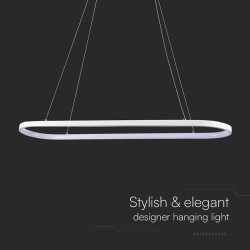 candelabru 24w 80x20x100cm 4000k - alb