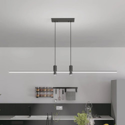 corp iluminat led suspendat 19w 4000k 80cm x 115cm - negru