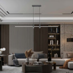 corp iluminat led suspendat 19w 4000k 80cm x 115cm - negru corp iluminat led suspendat 19w 4000k 80cm x 115cm - negru