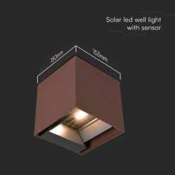 lampa led cu incarcare solara 9w ip65 4000k