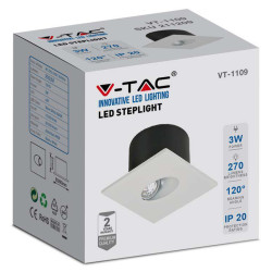 spot led steplight 3w 4000k alb neutru