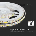 banda led smd2835 204led/m 4000k ip20 5m
