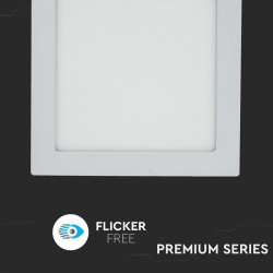 panou led patrat incorporabil 18w 3000k alb cald