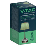 lampa led masa 1.5w 3in1 dimabil - verde/crom