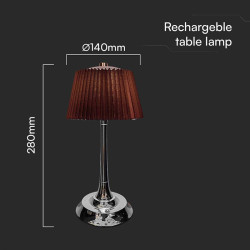 lampa led masa 1.5w 3in1 dimabil - maro