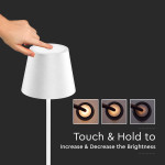 lampadar 4w cu acumulator ip54 3000k alb cald - alb