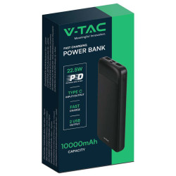power bank 10000mah fast charge - negru