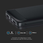 power bank 10000mah fast charge - negru