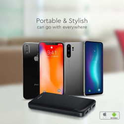 power bank 10000mah fast charge - negru