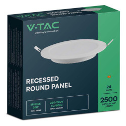 panou led 24w incorporabil 6400k