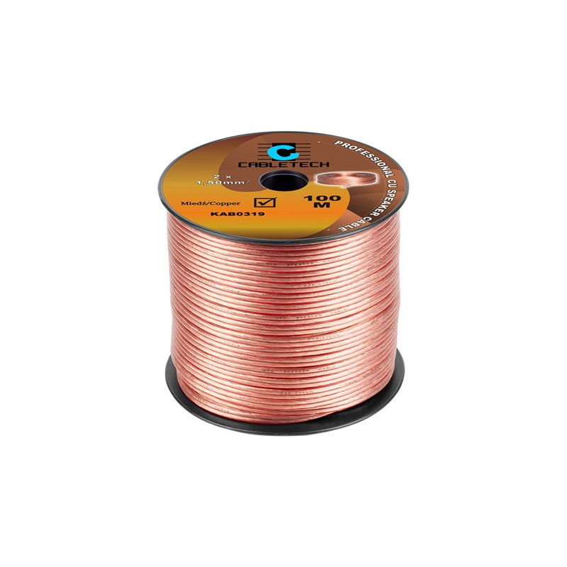 cablu difuzor 1.5mm cu transparent