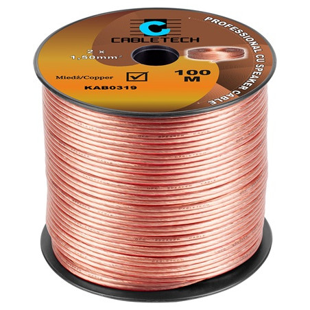 cablu difuzor 1.5mm cu transparent