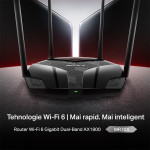 router 4 porturi gigabit wi-fi 6 ac1800 mercusys