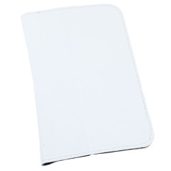 husa alba piele eco samsung galaxy tab p3100