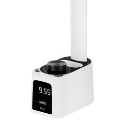 lampa led birou cu ceas qc / pd rebel