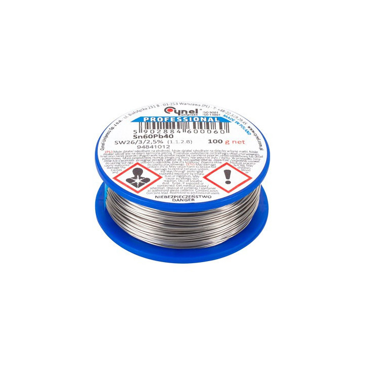 rola fludor sn60pb40 cynel 0.5mm 100g