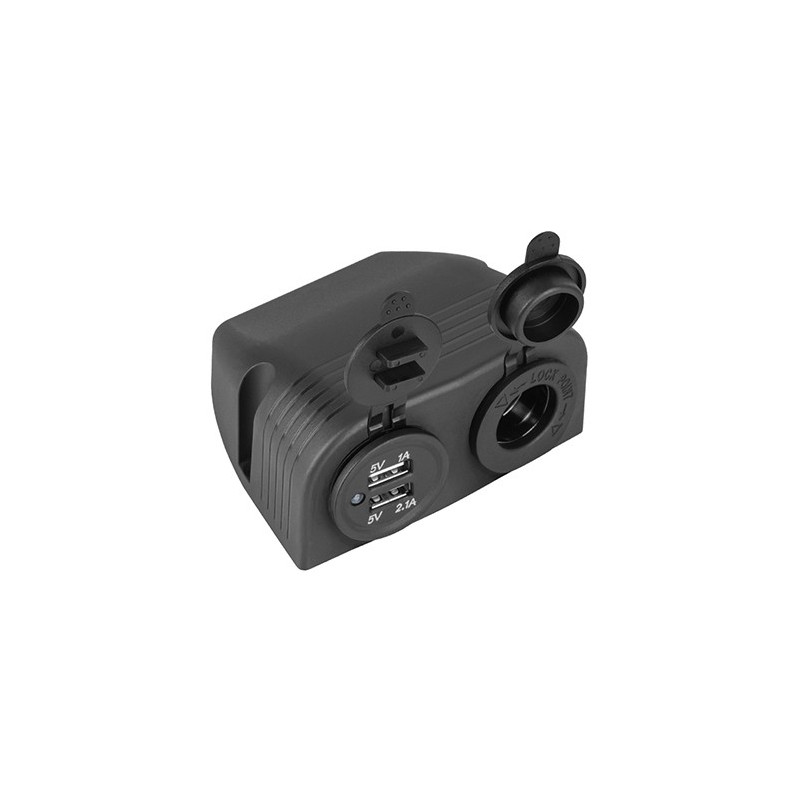 mufa montaj auto 2xusb 3100ma si bricheta mufa montaj auto 2xusb 3100ma si bricheta