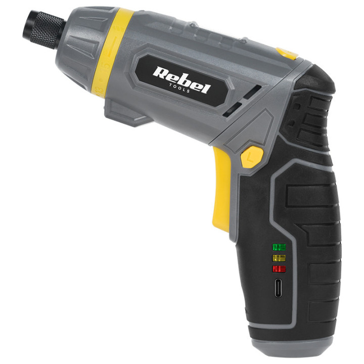 set surubelnita cu acumulator 4v 2ah rebel