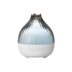 difuzor aromaterapie, Difuzor aromat HUTERMANN S01 gri-alb -1, dioda.ro