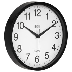 ceas perete 25cm negru teesa