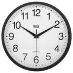 ceas perete 25cm negru teesa