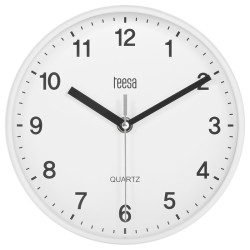 ceas perete 20cm alb teesa
