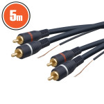 cablu rcafisa 2 x rca-fisa 2 x rca5,0 m