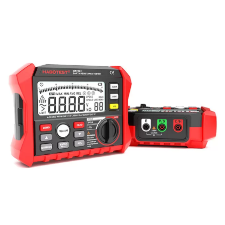 digital tester de rezistenta la impamantare habotest ht2302