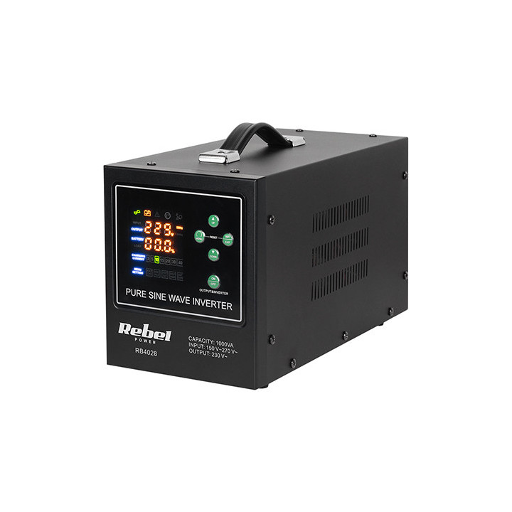ups centrale termice sinus pur 1000va 700w 12v rebel