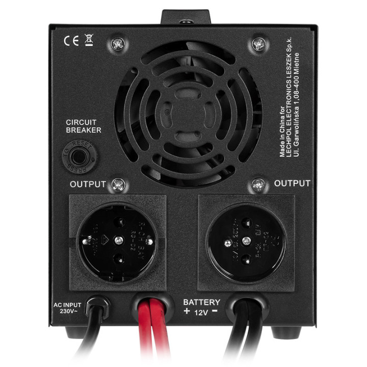 ups centrale termice sinus pur 1000va 700w 12v rebel