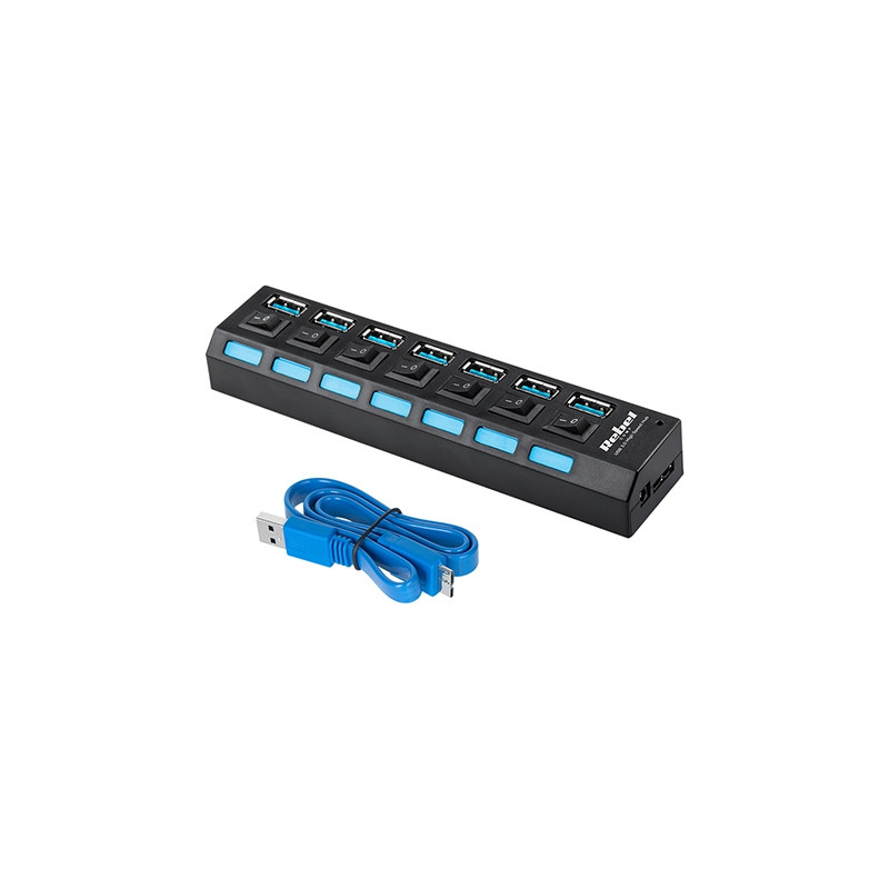 hub usb 3.0 7 porturi rebel