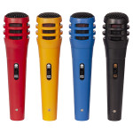 set 4 microfoane diverse culori