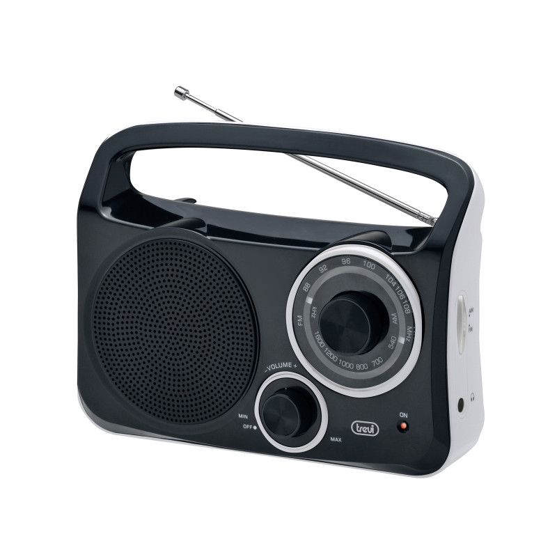 radio portabil am/fm dual band  ra 762  negru  trevi