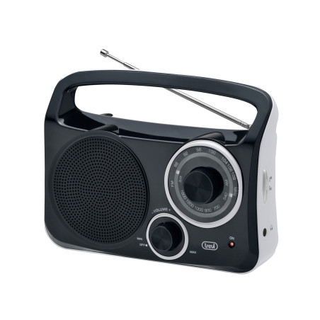 radio portabil am/fm dual band  ra 762  negru  trevi