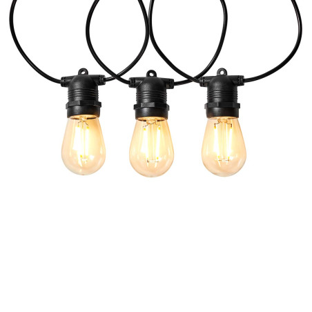 ghirlanda luminoasa decorativa smart wi-fi nedis  10 led-uri  lumina calda  9m  android / ios