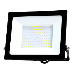 proiector led 100w  8700lm  ip65  4000k  negru  well