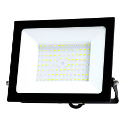 proiector led 100w  8700lm  ip65  4000k  negru  well