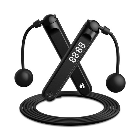 coarda de sarit smart bluetooth senzor hall dublu 3m negru nedis