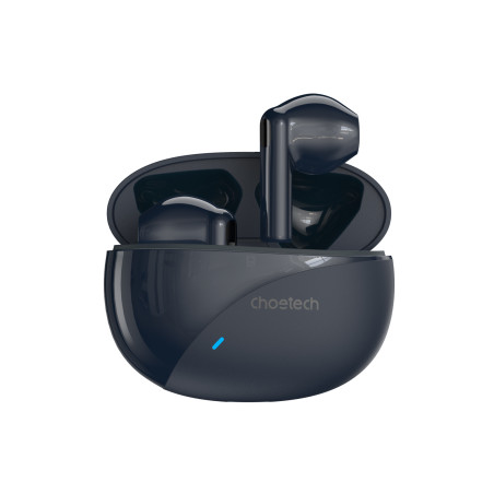 casti bluetooth tws in-ear choetech bh-t24  albastru inchis