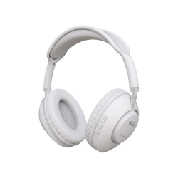  casti bluetooth on-ear dj 12e42 bt trevi  microfon  redare pana la 16 ore  microsd  alb