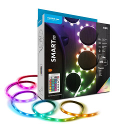 banda led smart modee  24w  telecomanda  rgb  380lm  ip20  10m