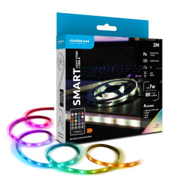 banda led smart modee  7w  telecomanda  rgb  80lm  ip20  2m  usb