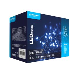 ghirlanda luminoasa decorativa modee c2005  200 led-uri  3.6w  20m  alb rece