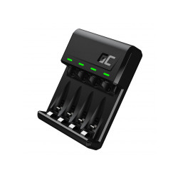 incarcator nimh aa/aaa  1x ubs-c  1x microusb  gradgc01 green cell